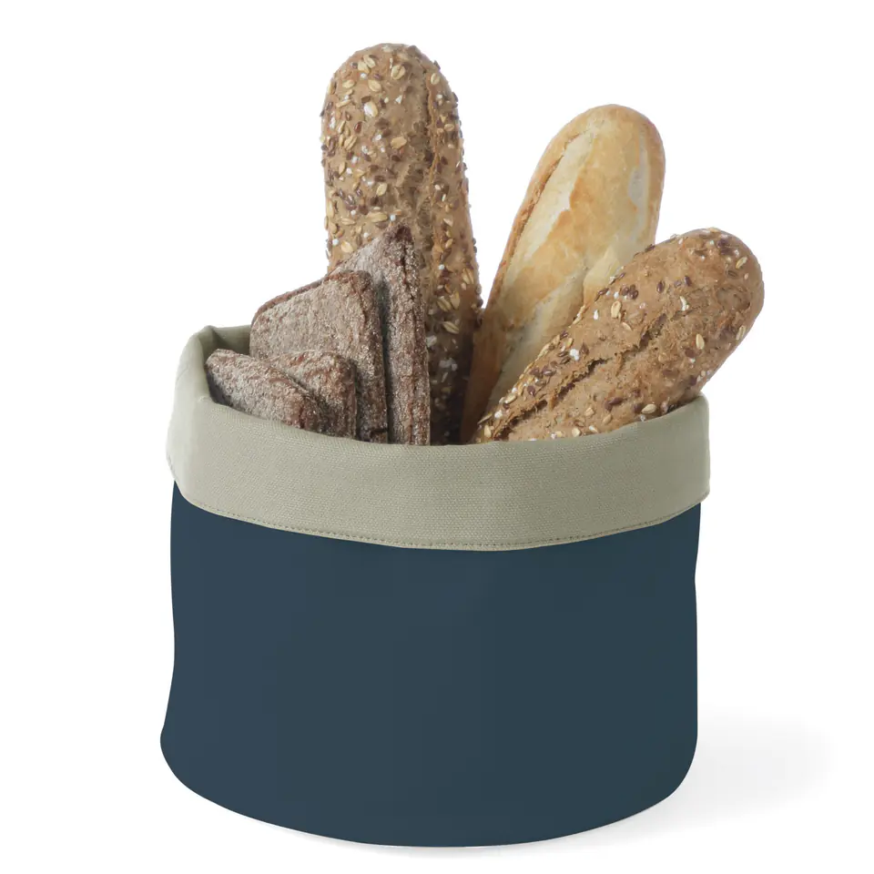 ⁨Basket bag for bread round wed. 20cm dark blue - Hendi 429037⁩ at Wasserman.eu