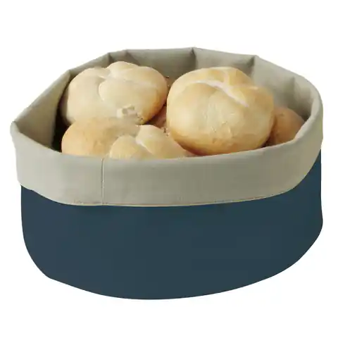 ⁨Koszyk worek do pieczywa okrągły śr. 25cm ciemnoniebieski - Hendi 429051⁩ w sklepie Wasserman.eu