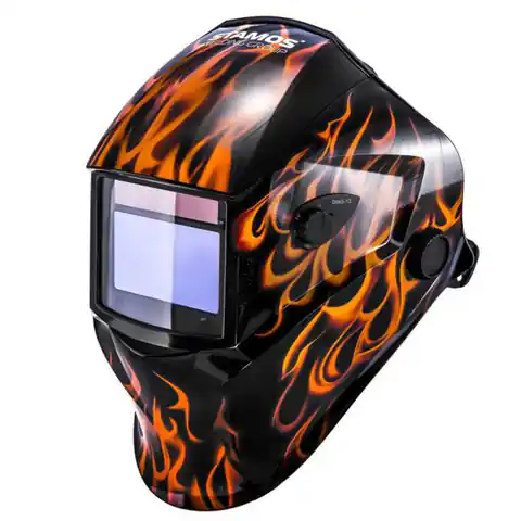 ⁨Automatic self-dimming welding helmet mask with grind function FIRESTARTER 500⁩ at Wasserman.eu