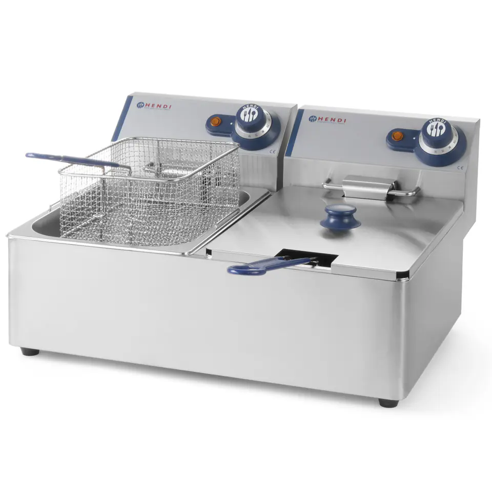 ⁨Double fryer Blue Line 230V 2x3300W 2x6L⁩ at Wasserman.eu