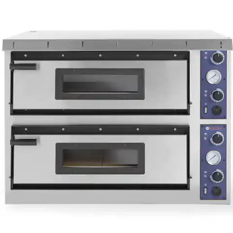 ⁨Electric two-chamber pizza oven XL PLUS 44 12kW 8 pizzas avg. 35cm⁩ at Wasserman.eu