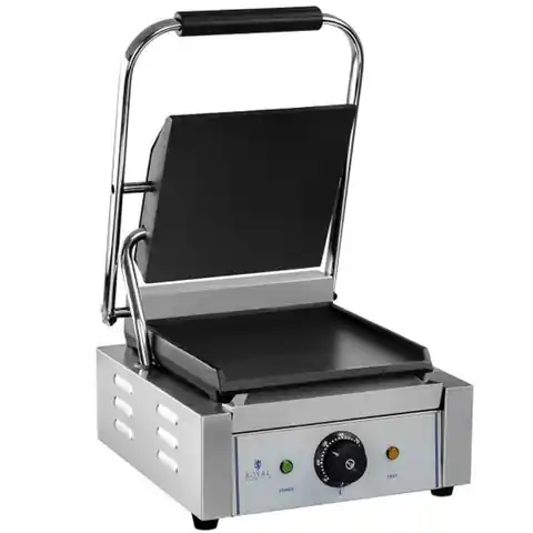 ⁨Contact contact grill double-sided smooth 1800W 230V Royal Catering⁩ at Wasserman.eu