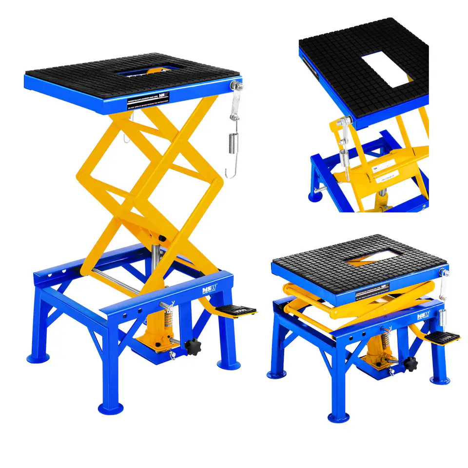 ⁨Platforma winda podnośnik motocyklowy do motocykli 135kg MSW MHB-135⁩ w sklepie Wasserman.eu