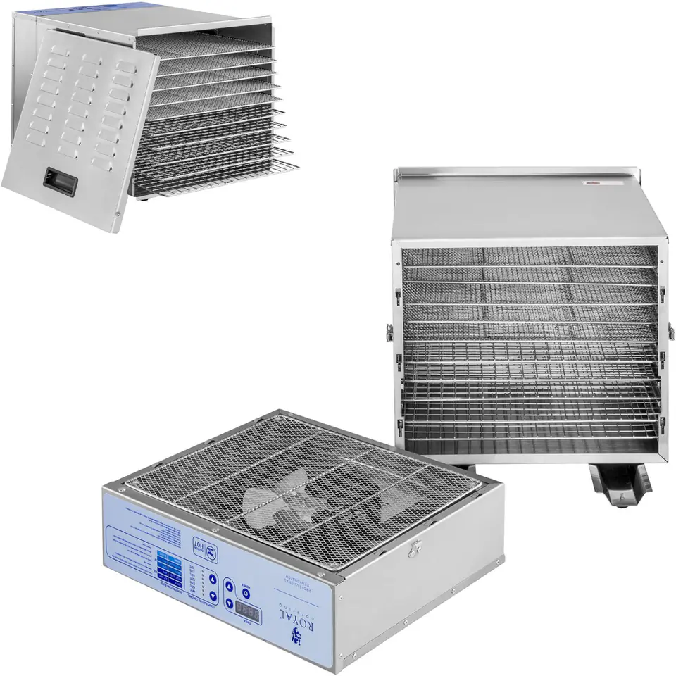 Professioneller industrieller Lebensmitteltrockner für Pilzfruchtkräuter 57L 1000W 230V im Wasserman.eu