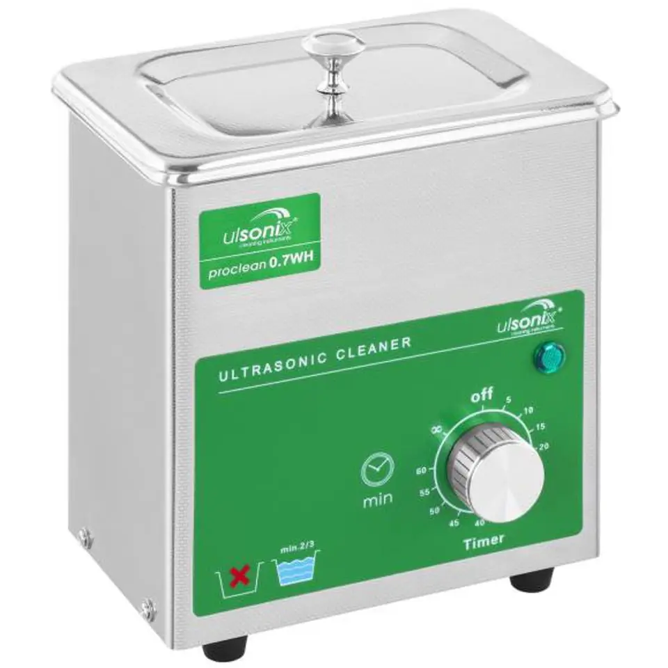 ⁨Profesjonalna myjka oczyszczarka ultradźwiękowa Ultrasonic cleaner Proclean 0.7 WH 0.7L 60W⁩ w sklepie Wasserman.eu