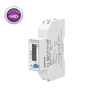 1-phasiger Stromzähler, 100A, MID, 1 Modul, DIN TH-35mm im Wasserman.eu