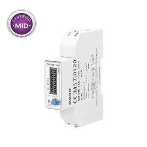 1-fazowy licznik energii elektrycznej, 100A, port RS-485, MID, 1 moduł, DIN TH-35mm w sklepie Wasserman.eu