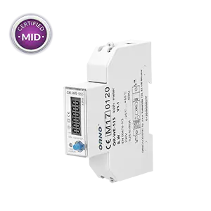 1-phase electricity meter 100A, multi-tariff, RS-485 port, MID, 1 module, DIN TH-35mm at Wasserman.eu