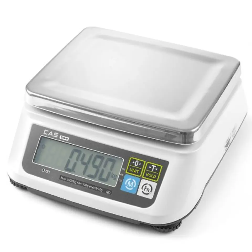 ⁨Kitchen scale with legalization up to 15kg 2g / 5g CAS Hendi 580431⁩ at Wasserman.eu