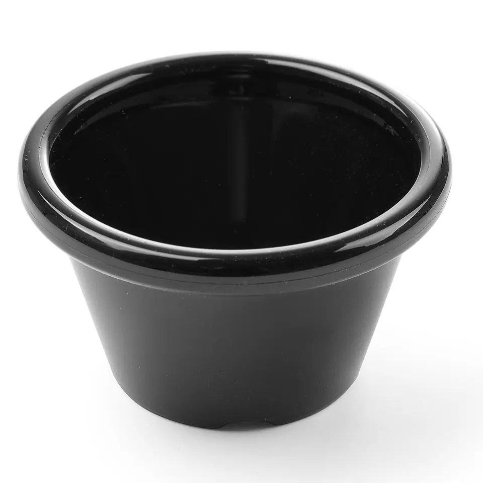 ⁨Set of cups ramekin 45 ml 12 pcs. BLACK Hendi 565605⁩ at Wasserman.eu