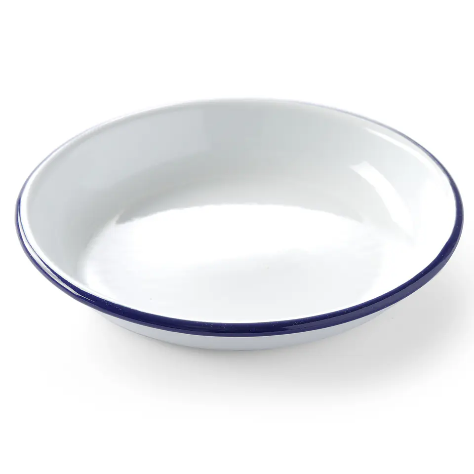 ⁨Deep plate enamelled white aveng. 240mm Hendi 621271⁩ at Wasserman.eu