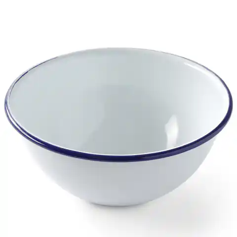 ⁨Enamel bowl white avg. 160mm Hendi 621288⁩ at Wasserman.eu