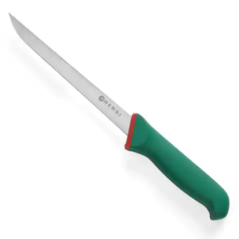 ⁨Flexibles Messer zum Filetieren von rohem Fleischfisch Green Line 330mm Hendi 843321⁩ im Wasserman.eu