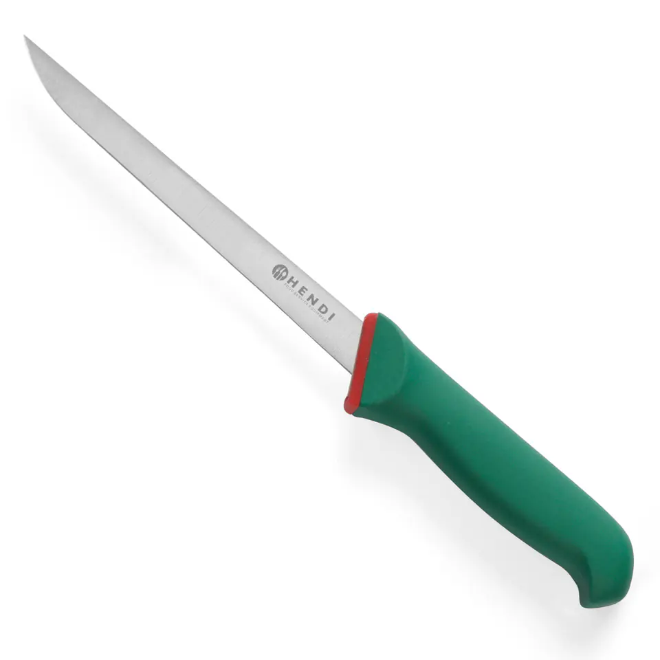 ⁨Flexible knife for filleting fish raw meat Green Line 330mm Hendi 843321⁩ at Wasserman.eu