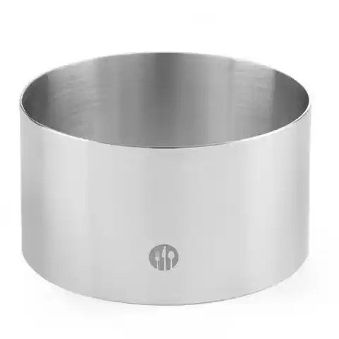 ⁨Bakery rant confectionery round stainless steel height 50mm dia. 200mm Hendi 512272⁩ at Wasserman.eu