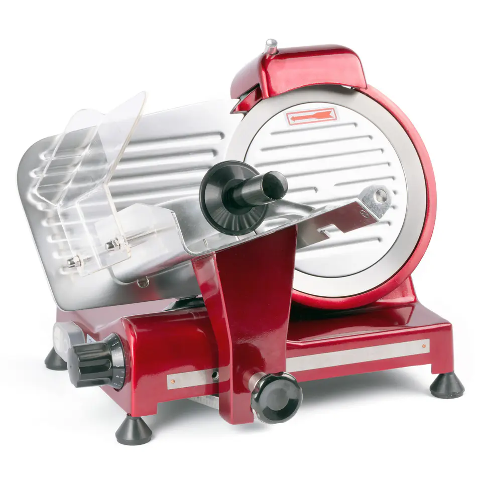 ⁨Electric cheese sausage slicer PROFI LINE RED EDITION 220mm 280W Hendi 970294⁩ at Wasserman.eu