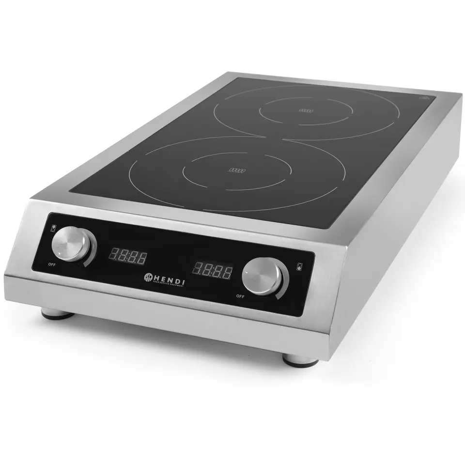 ⁨Double induction cooker 2x 3500W model 7000 Hendi 239346⁩ at Wasserman.eu