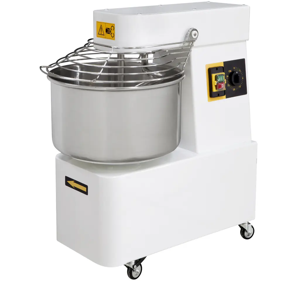 ⁨Spiral mixer with fixed bowl 2 speeds 25kg 88kg/h Hendi 222874⁩ at Wasserman.eu