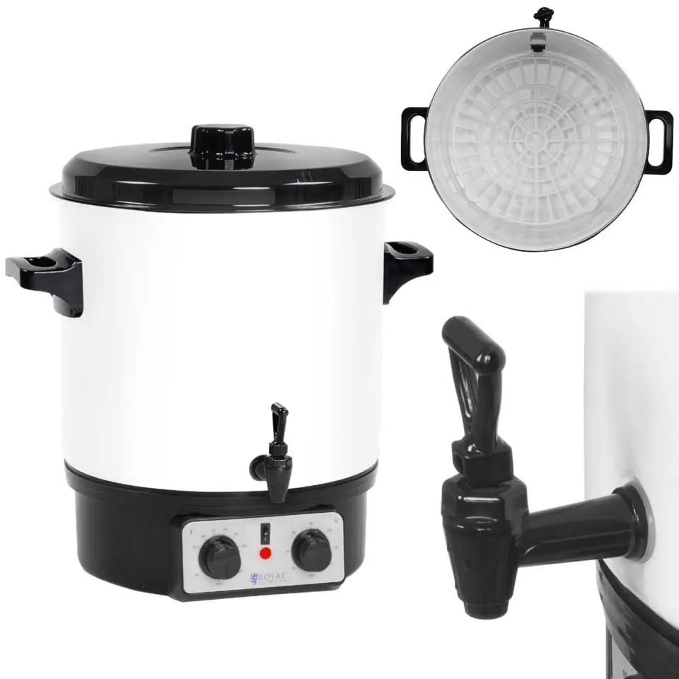 ⁨Heater heater mulled wine coffee with tap timer 1800W 27L⁩ at Wasserman.eu