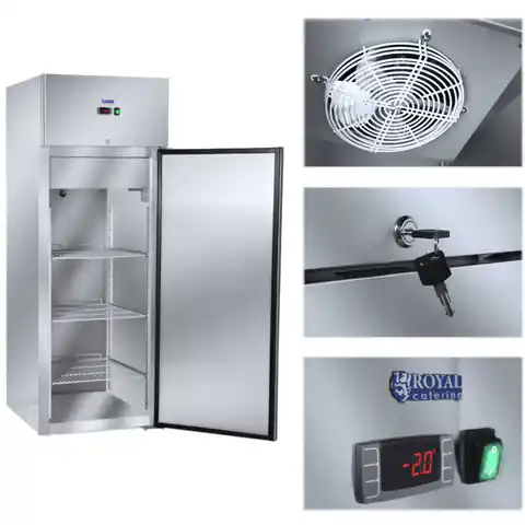 ⁨Refrigerator refrigerator refrigerated cabinet stainless steel from -2 to 8C 540L⁩ at Wasserman.eu
