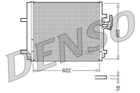 ⁨Skraplacz, klimatyzacja DENSO DCN10016⁩ w sklepie Wasserman.eu