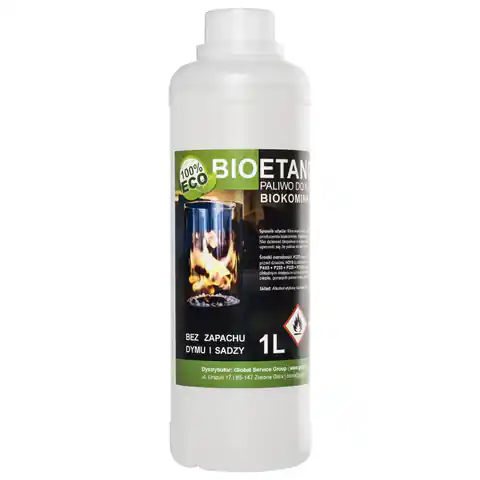 ⁨Bioalkohol bioetanol BIO paliwo do biokominka 1L⁩ w sklepie Wasserman.eu
