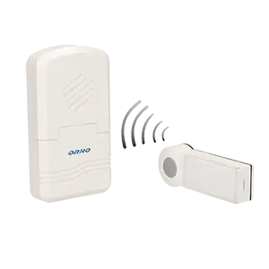 ⁨WIRELESS Ringtone DISCO DC, battery, learning system, 1 sound, 70m⁩ at Wasserman.eu