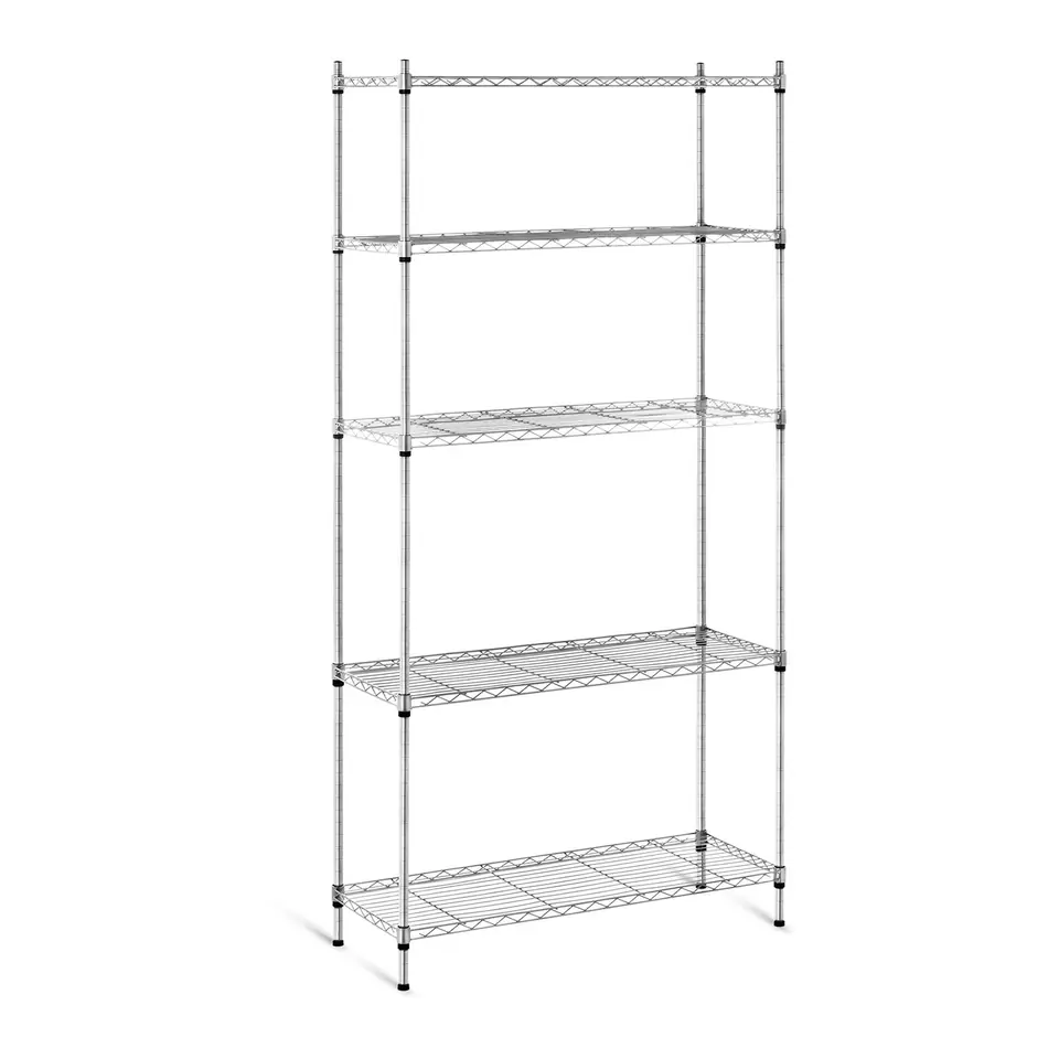 ⁨Openwork wire storage rack grey 180x90x35cm to 150kg⁩ at Wasserman.eu