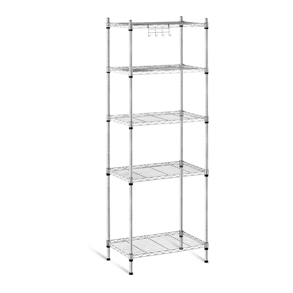 ⁨Openwork wire storage rack grey 150x55x35cm to 150kg⁩ at Wasserman.eu