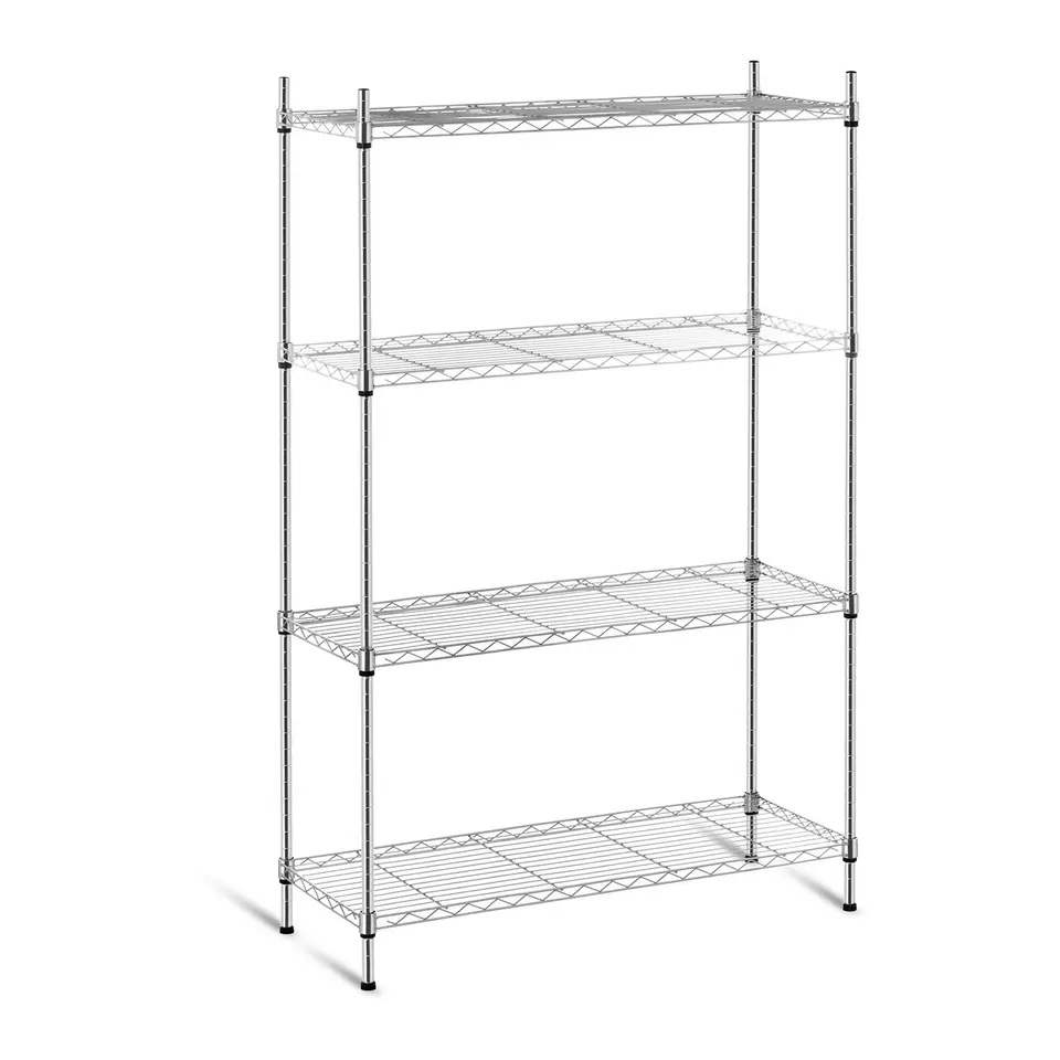 ⁨Openwork wire storage rack chrome 137x90x35cm to 120kg⁩ at Wasserman.eu