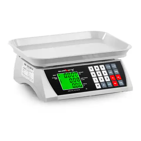 ⁨Shop Counting Grocery Scale with Memory and Piece Counting Function SBS-PW-301CA 30kg / 1g⁩ at Wasserman.eu
