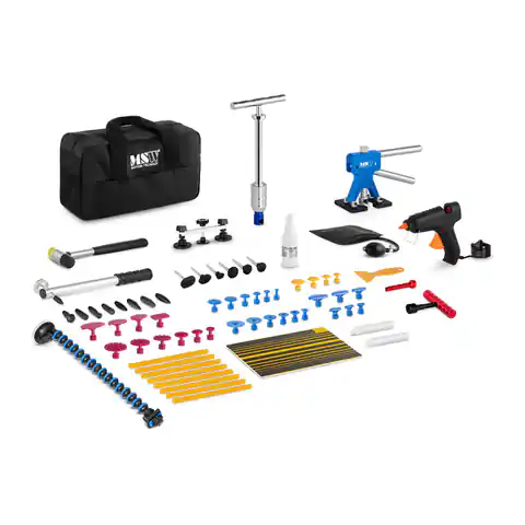 ⁨PDR repair kit for removing dent pulling in the PROFI body - 70 elements⁩ at Wasserman.eu