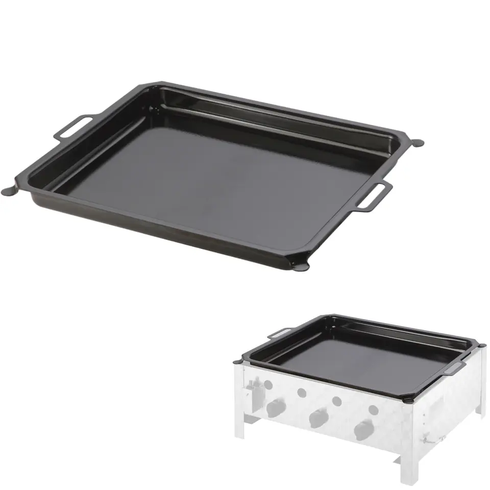 ⁨Enamel pan for gas grill PELVIS / RASCAL 58x46x5cm⁩ at Wasserman.eu