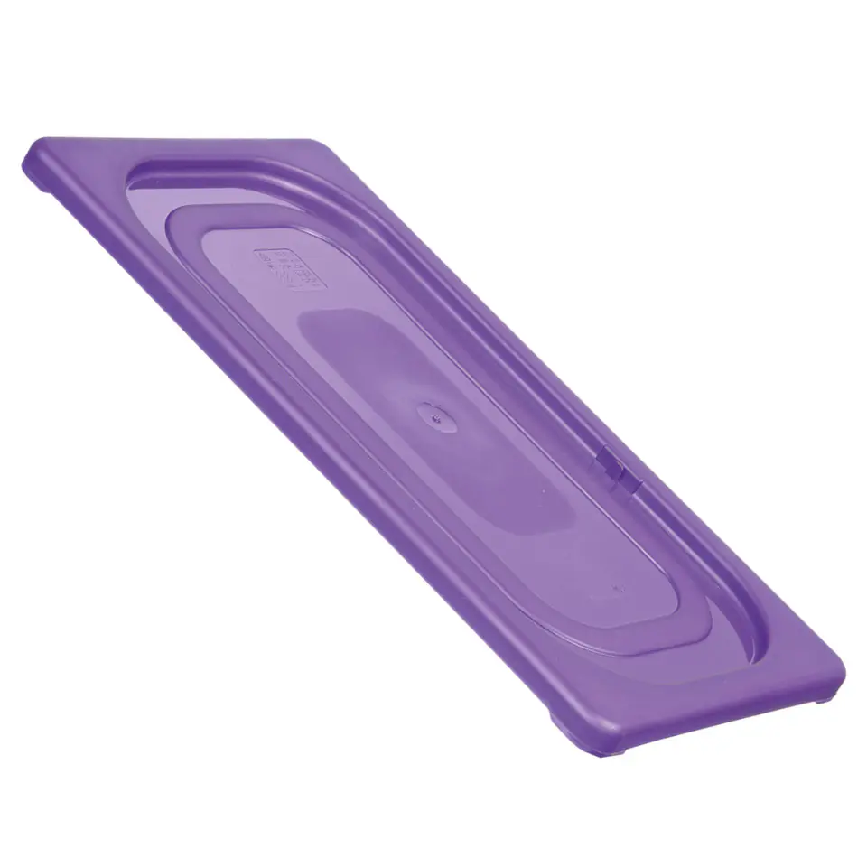 ⁨Lid for HACCP containers for allergy sufferers GN 1/2 - purple - HENDI 881712⁩ at Wasserman.eu