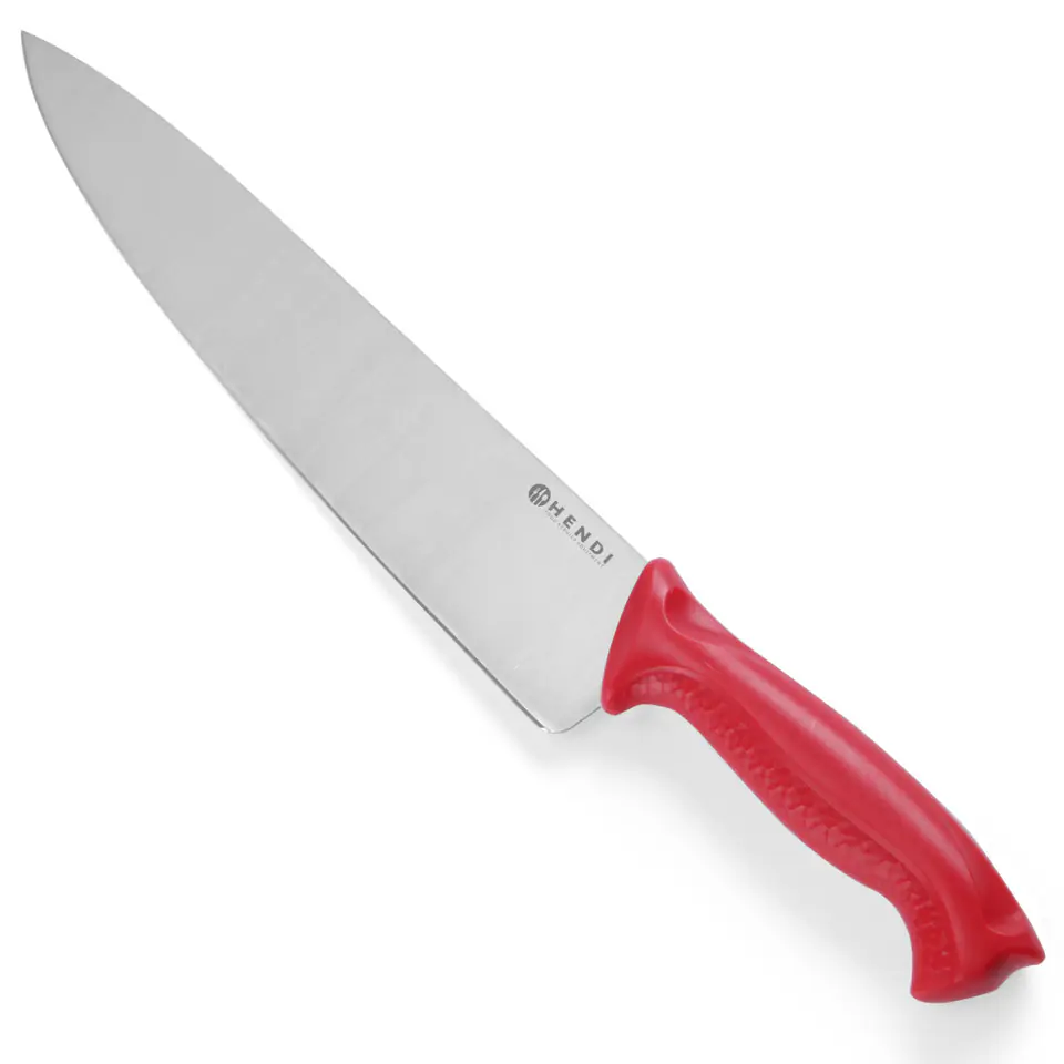 ⁨HACCP Cooking Knife for Raw Meat 320mm - Red - HENDI 842621⁩ at Wasserman.eu