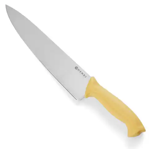 ⁨Nóż kucharski do drobiu HACCP 385mm - żółty - HENDI 842737⁩ w sklepie Wasserman.eu