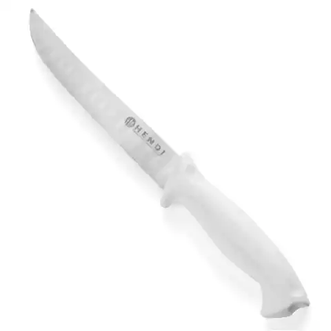⁨Nóż do nabiału sera szlif kulowy HACCP 230mm - biały - HENDI 842355⁩ w sklepie Wasserman.eu