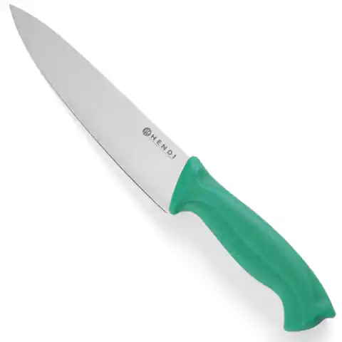 ⁨Nóż kucharski do warzyw i owoców HACCP 320mm - zielony - HENDI 842614⁩ w sklepie Wasserman.eu