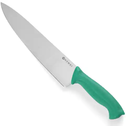 ⁨Nóż kucharski do warzyw i owoców HACCP 385mm - zielony - HENDI 842713⁩ w sklepie Wasserman.eu