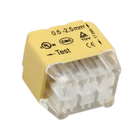 ⁨6-adriger Push-In-Stecker; zweireihig; für Draht 0,75-2,5mm?; IEC 300V/24A 50 Stück⁩ im Wasserman.eu