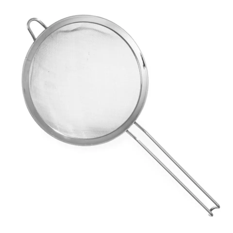 ⁨Sieve kitchen strainer steel stainless steel dense diameter. 200mm - HENDI 638705⁩ at Wasserman.eu