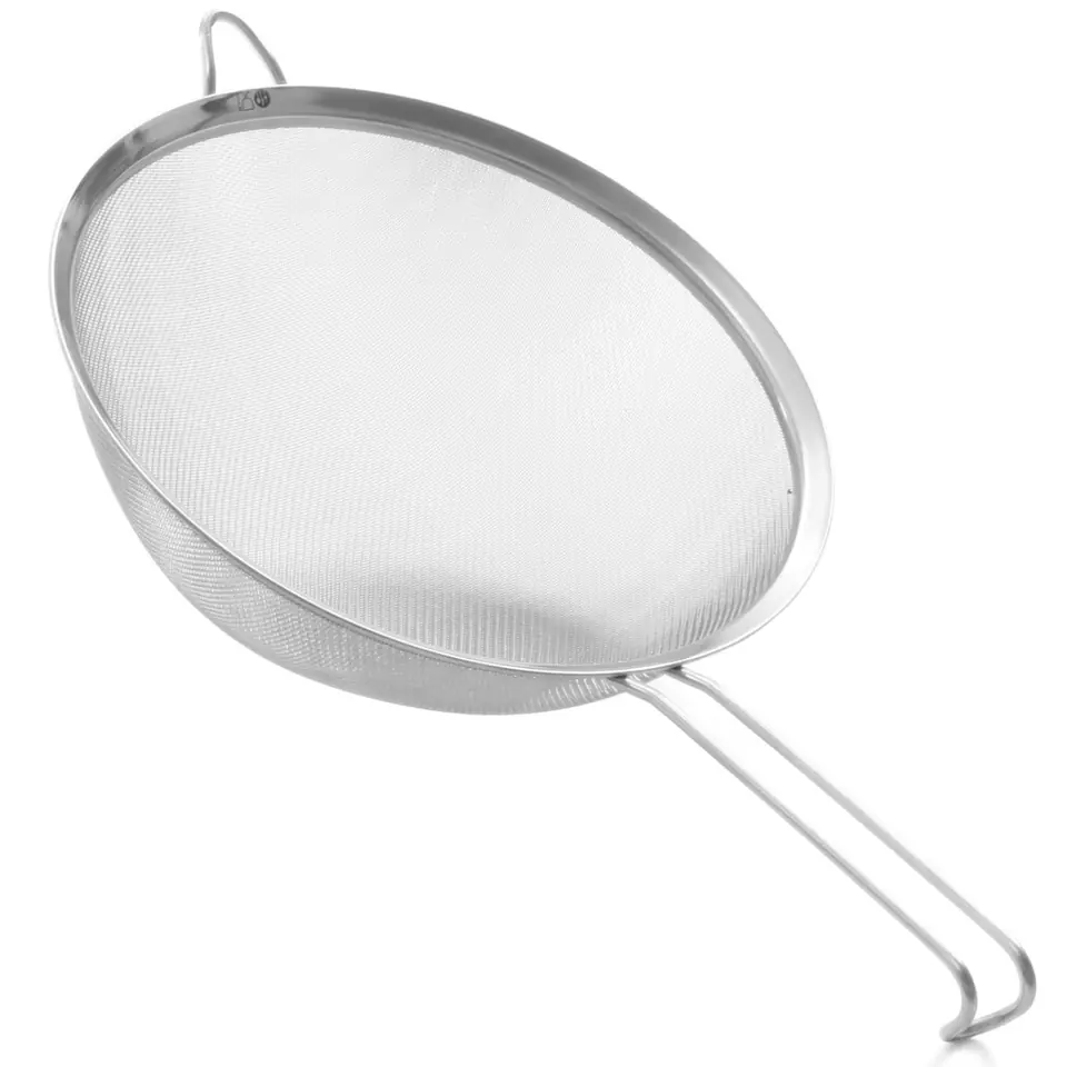 ⁨Sieve kitchen strainer steel stainless steel dense diameter. 250mm - HENDI 638903⁩ at Wasserman.eu