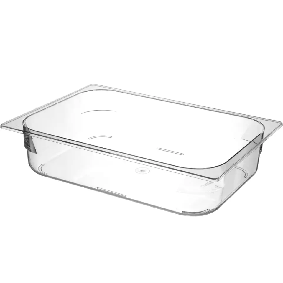 ⁨Polycarbonate ice cream box 360x250x80mm - transparent 5L - HENDI 807057⁩ at Wasserman.eu