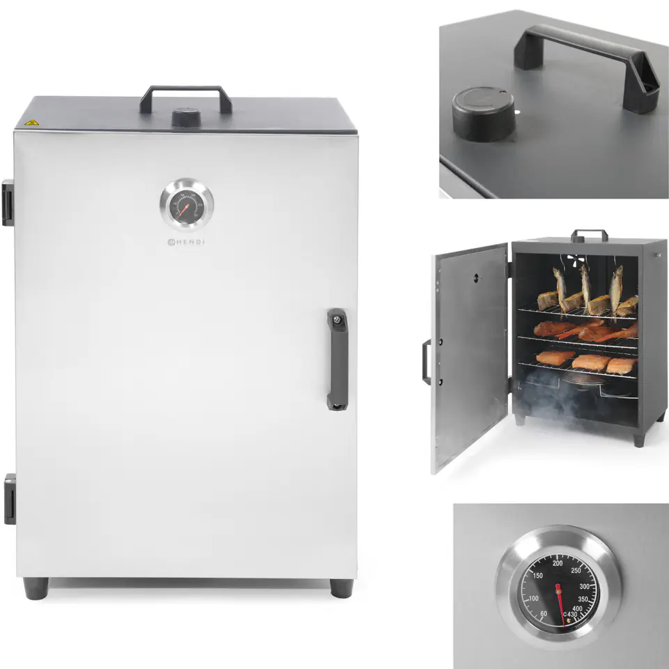 ⁨Piec wędzarniczy szafka do wędzenia elektryczna 1600W⁩ w sklepie Wasserman.eu