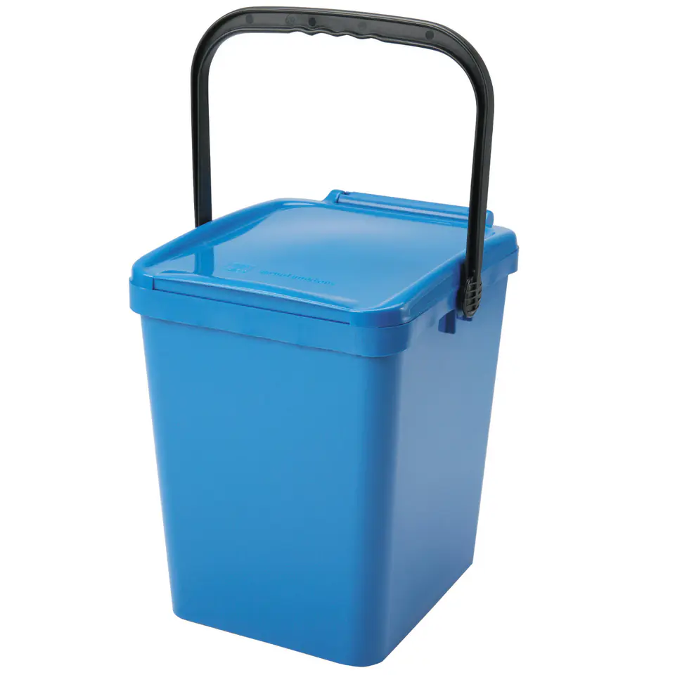 ⁨Bin container for segregation of garbage and waste sorting - blue Urba 21L⁩ at Wasserman.eu