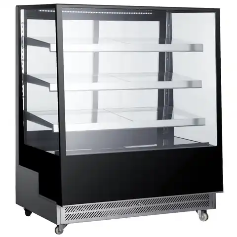 ⁨Refrigerated confectionery display case 3-shelf led 650L⁩ at Wasserman.eu