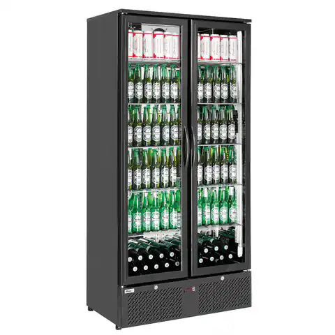 ⁨Bar refrigerator for drinks 2-door width 90cm 458L⁩ at Wasserman.eu