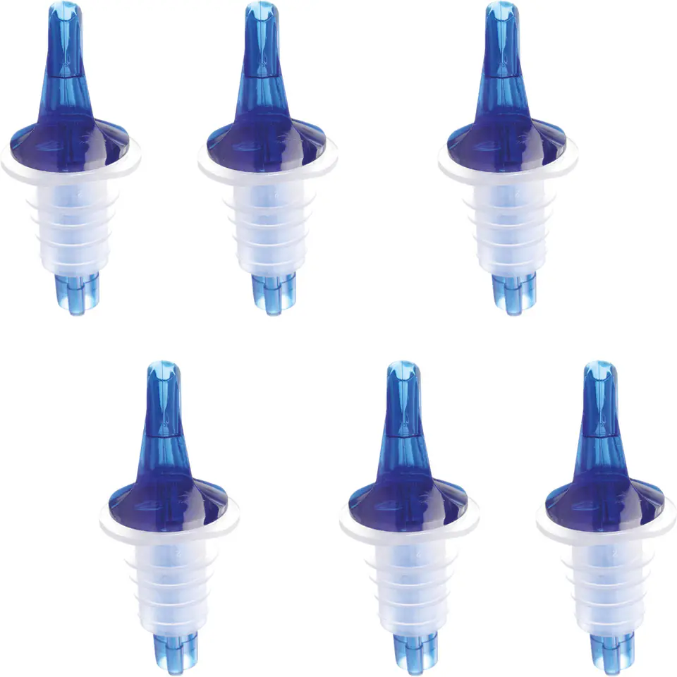 ⁨Filler dispenser tap for bottles - blue SET of 4pcs.⁩ at Wasserman.eu