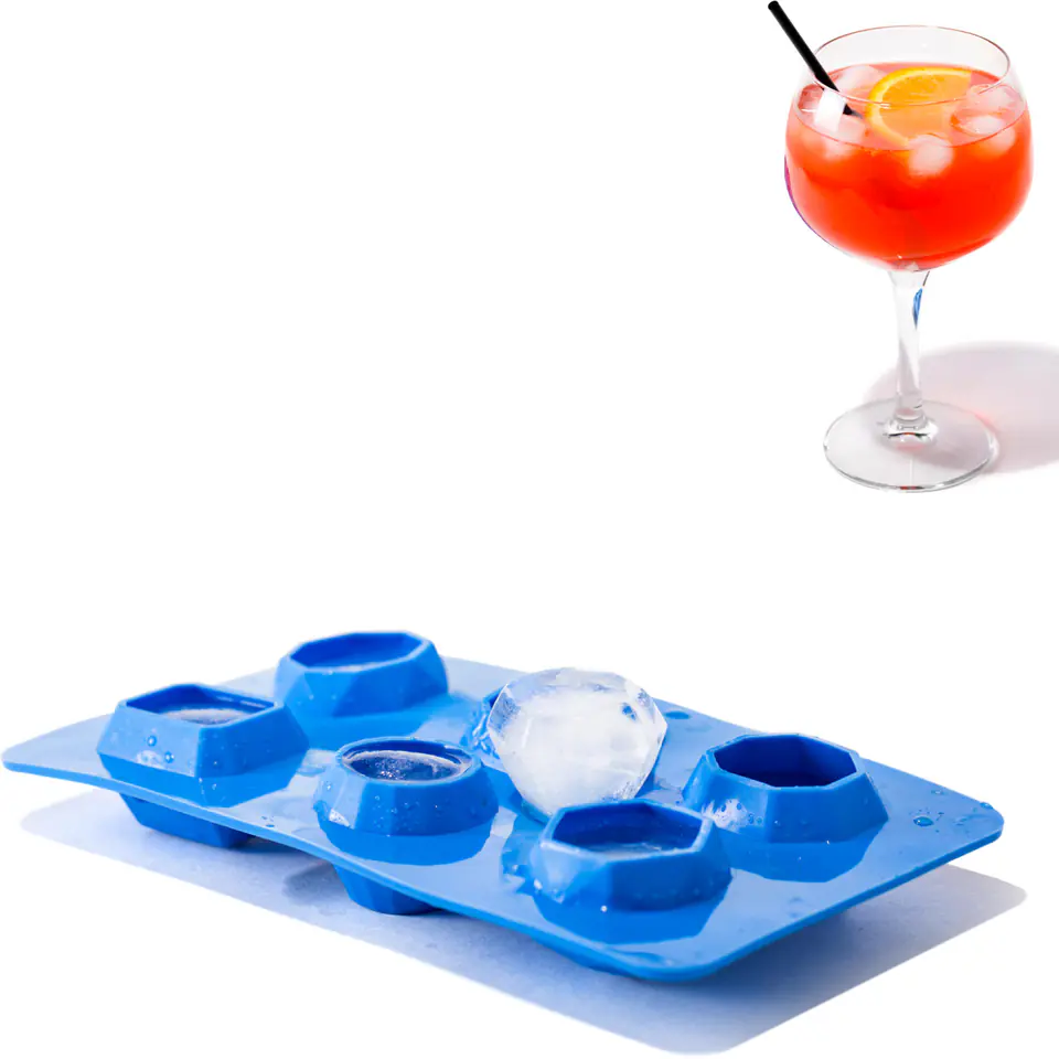 ⁨Ice cube cutter silicone 6 x DIAMOND⁩ at Wasserman.eu