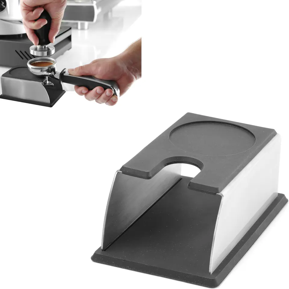 Base tamping station for tamper coffee beater at Wasserman.eu